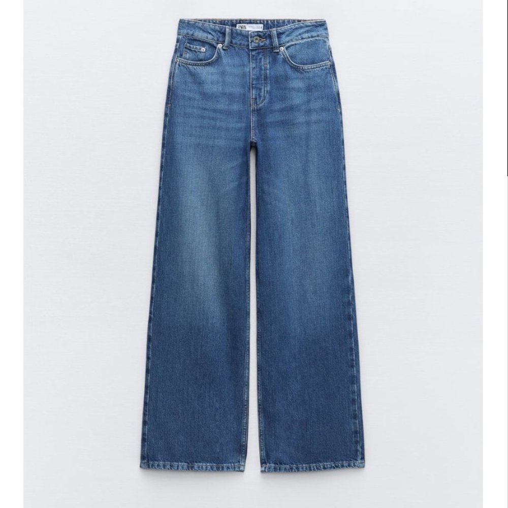Zara TRF Wide Leg Jeans (with tags), size 29